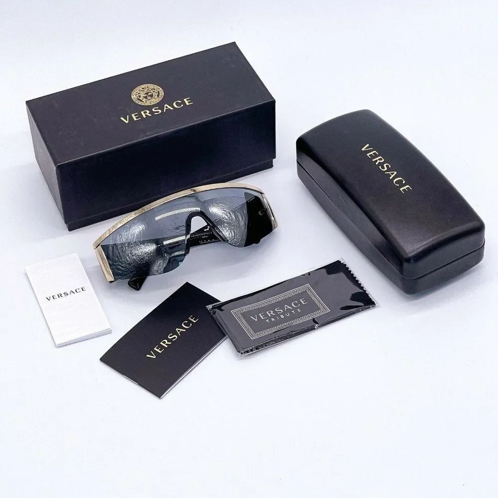 Full Set Womens Versace Grey Mirror Sunglasses!